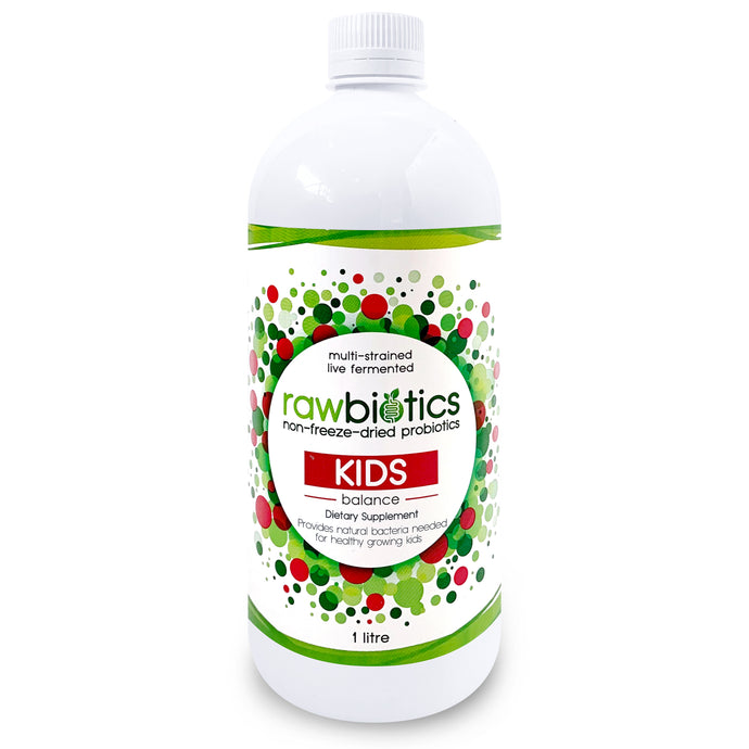 Rawbiotics KIDS Balance provides natural bacteria needed for good health and growth.